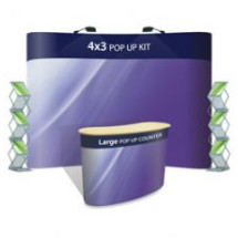Advantage 4x3 + Large Counter + 2 x Literature Holders - Display Kit